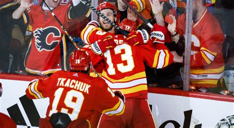 Gaudreau scores in overtime to lead Flames past .